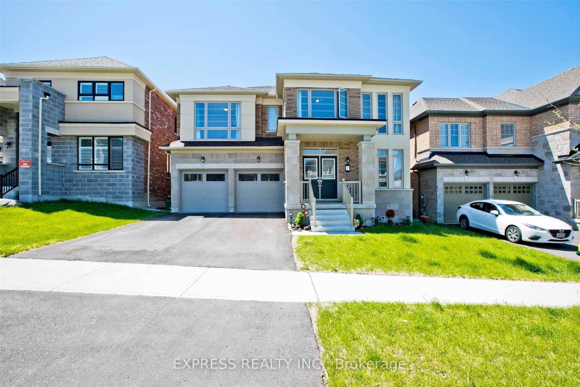 Beautiful Home In Desirable Queensville 3325sqFt, Walk Out Basement, Bright amp ; Spacious Open Concept Layout Upgrade, Main Floor Features A Beautiful Office With High Ceiling And Large Windows.