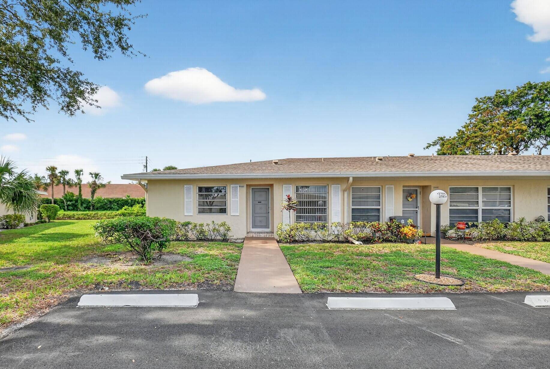Here's the perfect opportunity to own a charming and well maintained 2 bedroom, 2 bathroom home nestled on a premium corner lot with tranquil water views in this highly sought ...