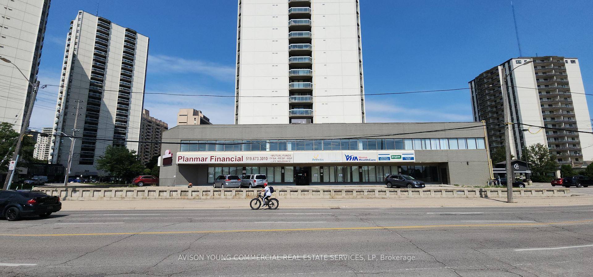 1, 502 sf of shell office space located on the main floor in downtown London.