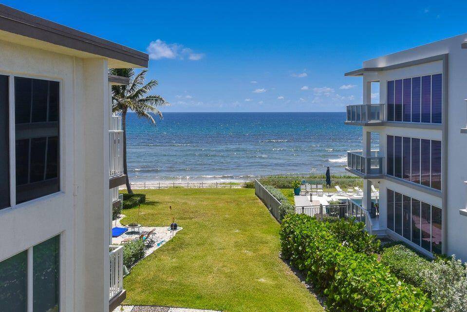 THIS DIRECT PENTHOUSE, OCEANFRONT ESCAPE FEATURES 2 BEDROOMS AND 3 PRIVATE TERRACES.
