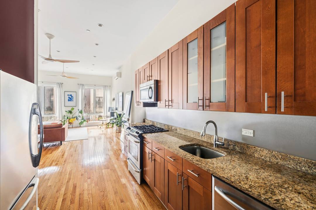 Welcome home to this stunning, parlor floor, 1 bedroom, 2 bathroom apartment on a classic brownstone block in South Harlem.