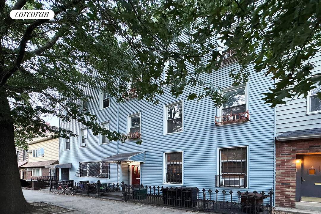 ASK BROKER TO SEND YOU A VIDEO TOUR Multi Residential Prime Investment or End User Opportunity Three full floor apartments Apt 1 1 Bedroom 1 Bath Private outdoor space Renter ...