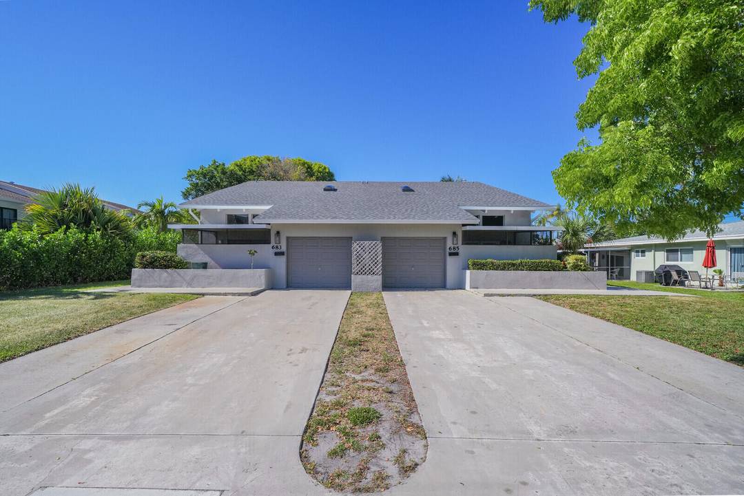 A rare opportunity to own this prime East Boca duplex.