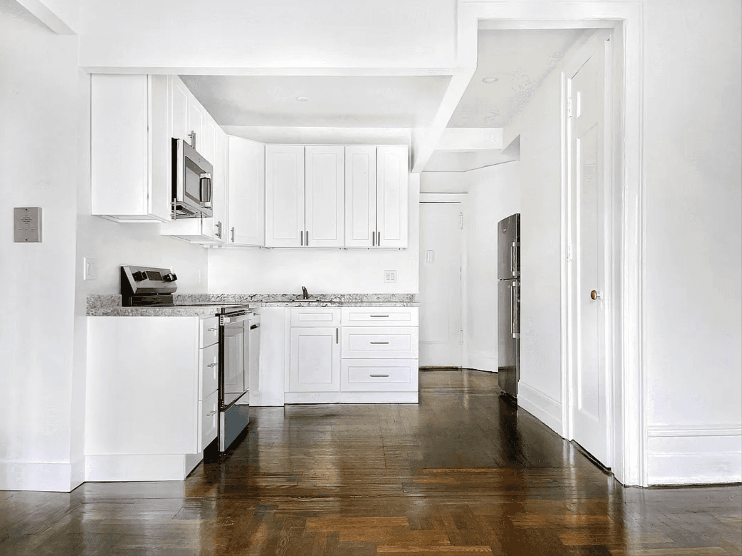 NEWLY RENOVATED, SUN DRENCHED, and SPACIOUS Fourth Floor Two Bedroom in ELEVATOR LAUNDRY Building !