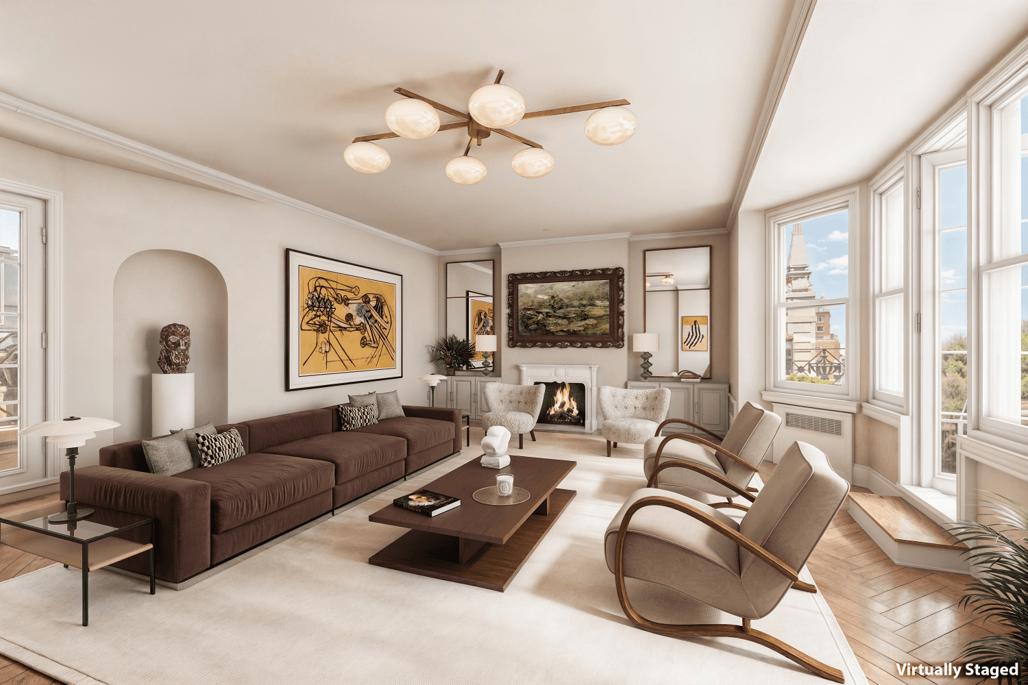 First Offer This Rare Prewar 14 room Penthouse triplex overlooks the East River from baronial sized rooms with an estimated 6, 030 square feet.