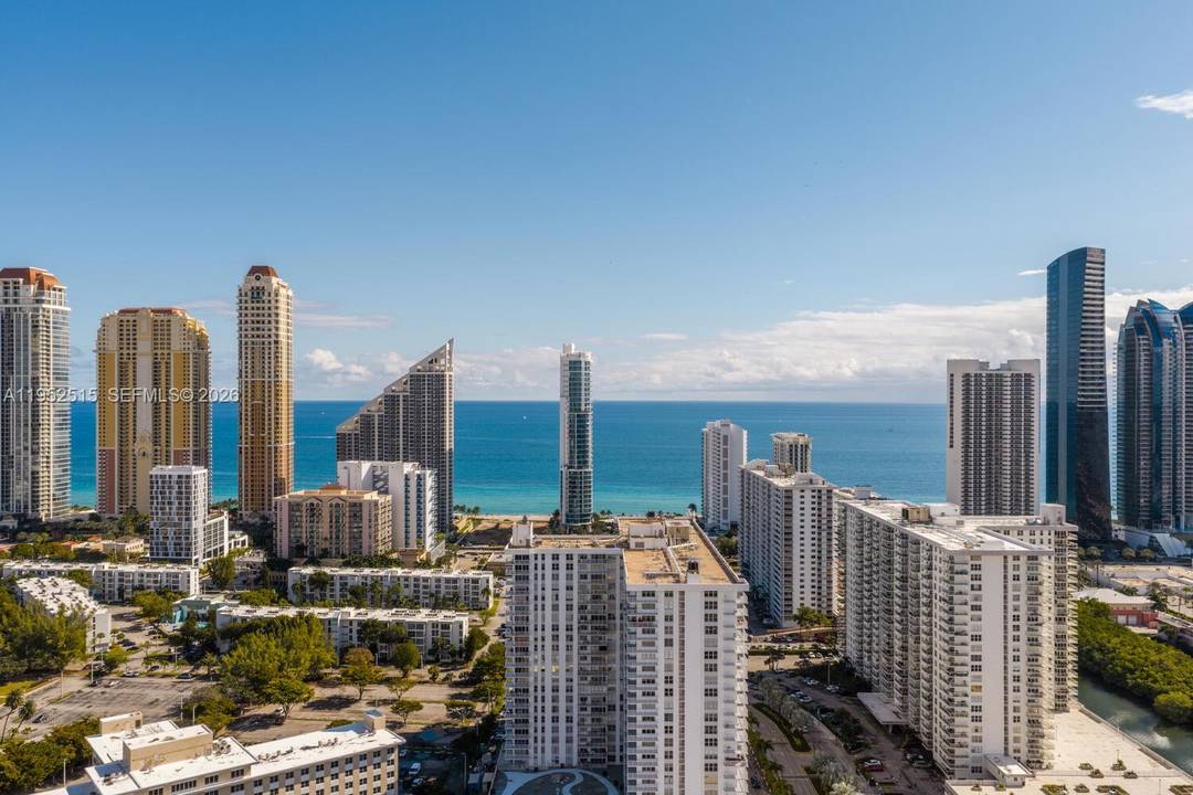 Rare Oversized 2 2 on 20th floor of a 24 story building, This light filled corner unit with 1850 sq feet, offers ocean amp ; intracoastal water views.