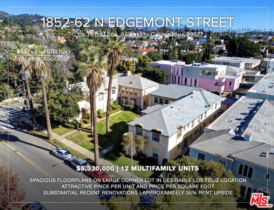 1852 -62 N Edgemont St 20BR Hollywood Hills East La