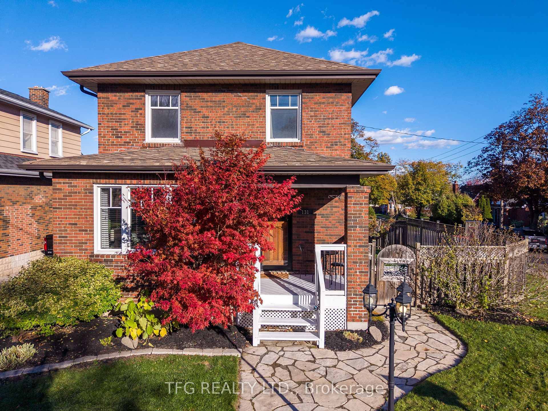 This beautifully maintained two storey brick home perfectly blends timeless character with modern comfort and style.