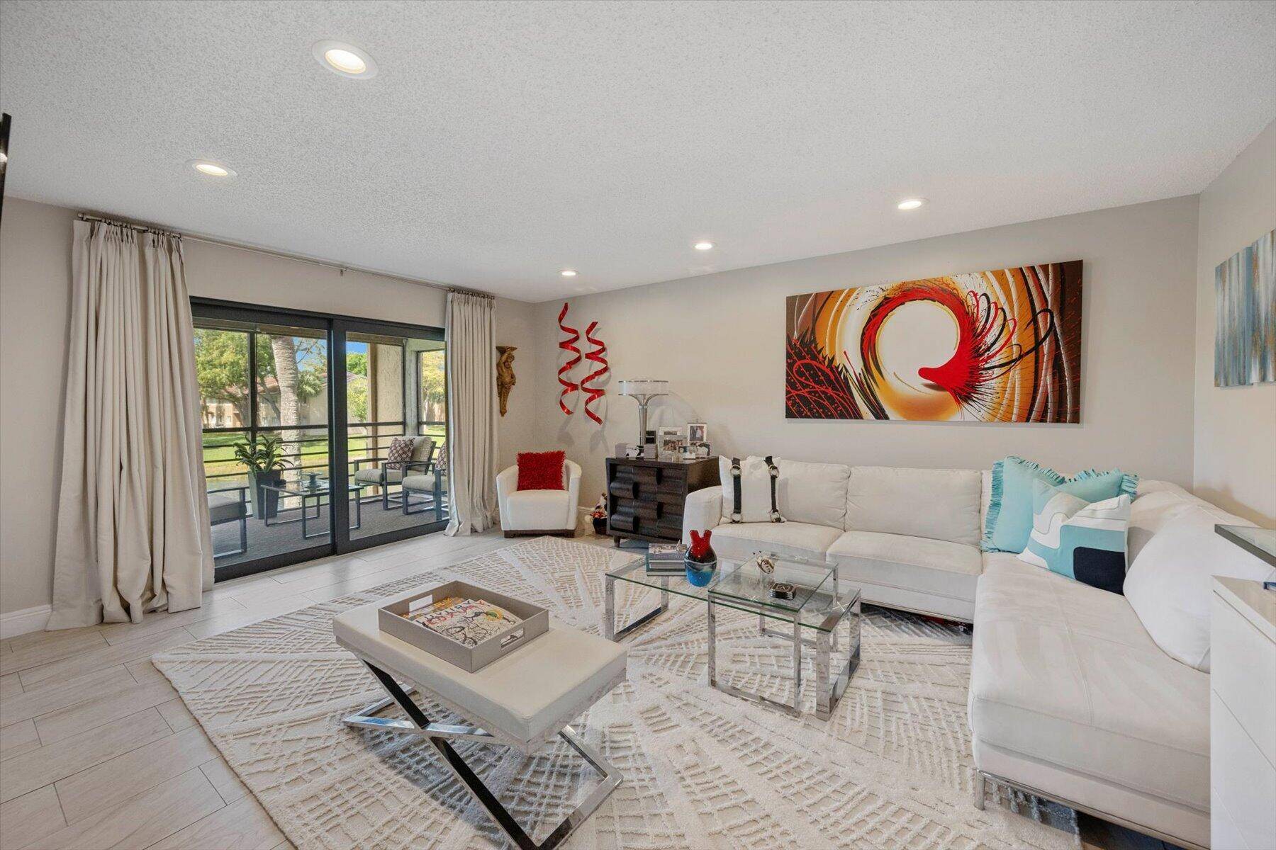 Corner unit with water views and extra natural light !