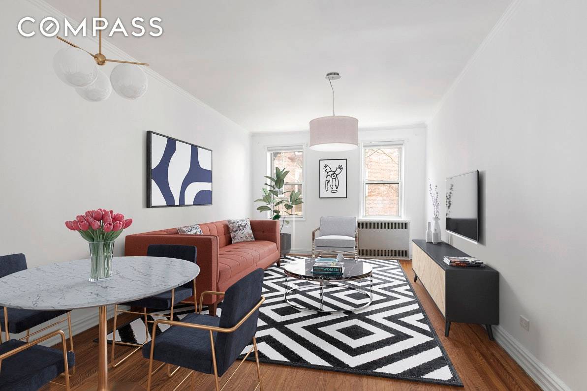 Move in ready, bright, spacious, king size one bedroom apartment, Located in one of the most well maintained and desirable pre war buildings in Windsor terrace, The updated eat in ...