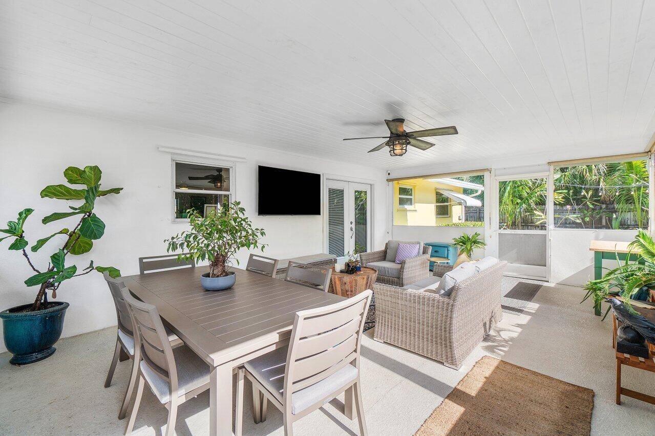 Discover this beautifully updated open floor plan home on a 0.