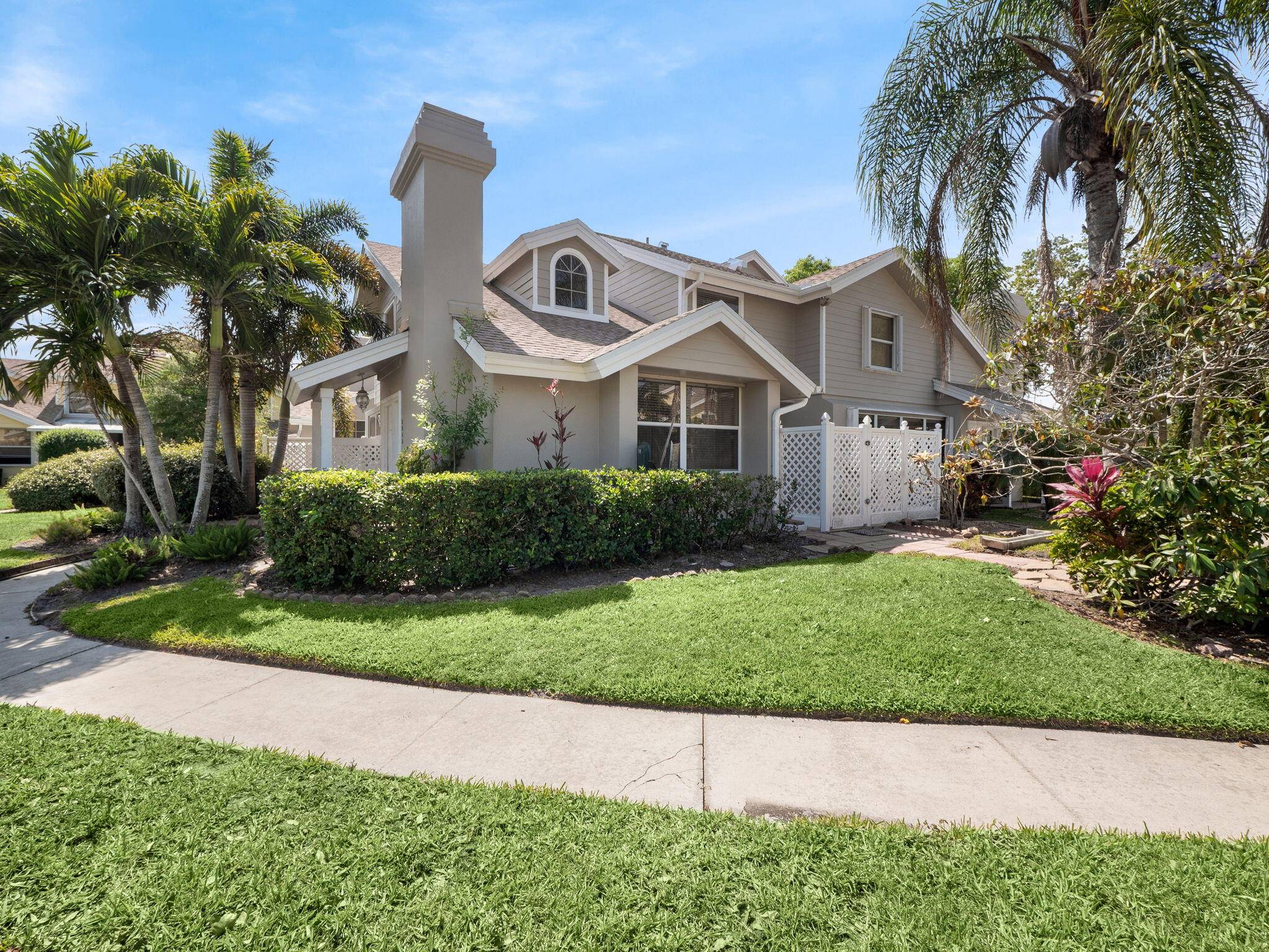 Discover this beautifully updated 3 bedroom, 2 bathroom townhouse in the sought after, manned gated community of Sunset Trace !