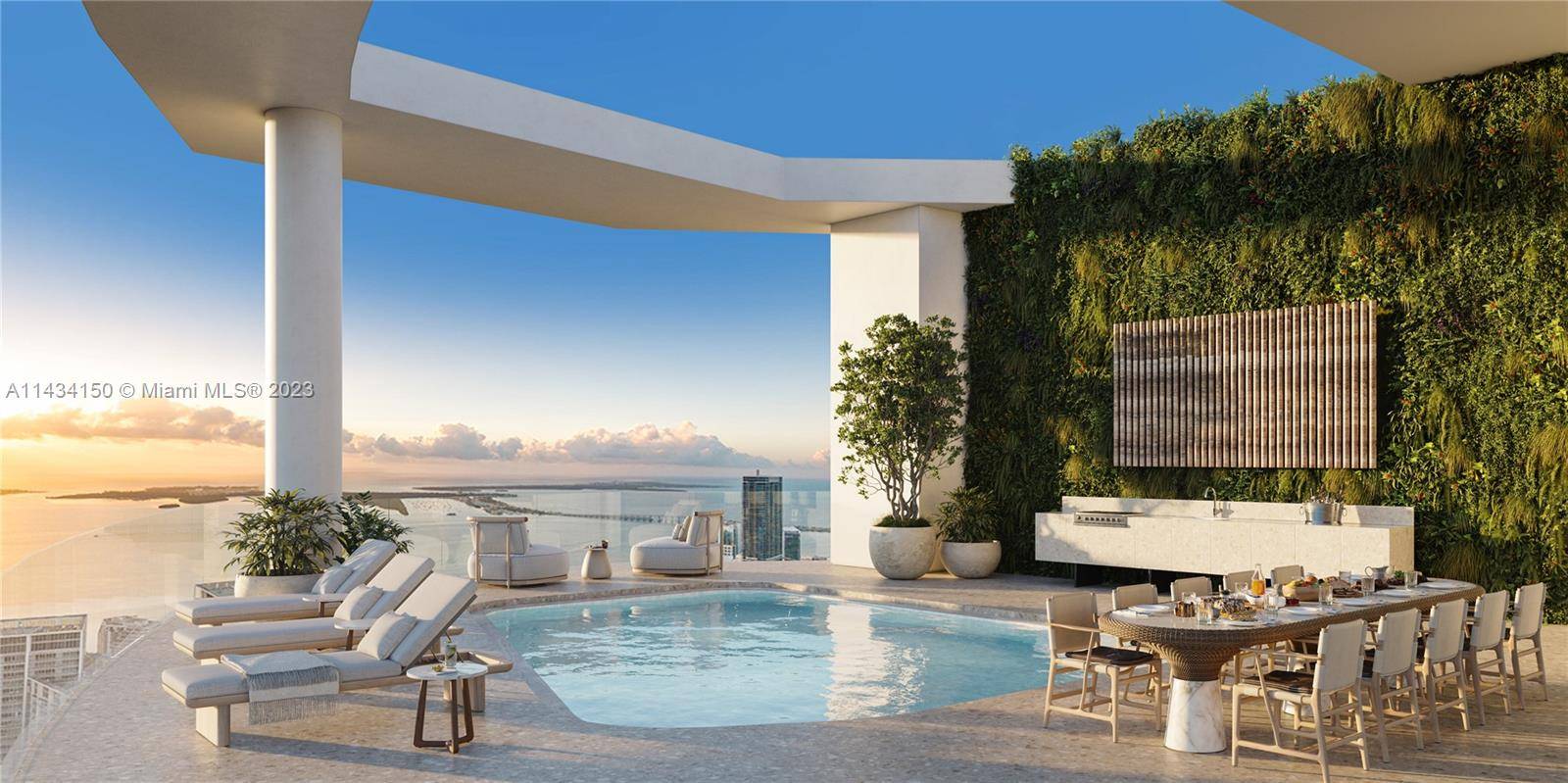 Elevate your living experience in this extraordinary 2 level PH at Baccarat Residences Miami.