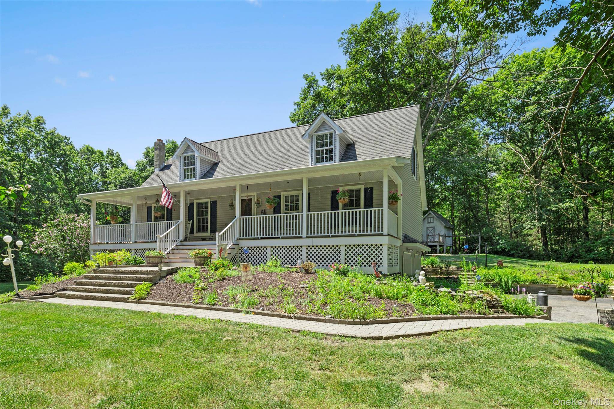 Down a long private drive, tucked into the trees and lying perfectly on your five acre retreat is the Briarpatch home.