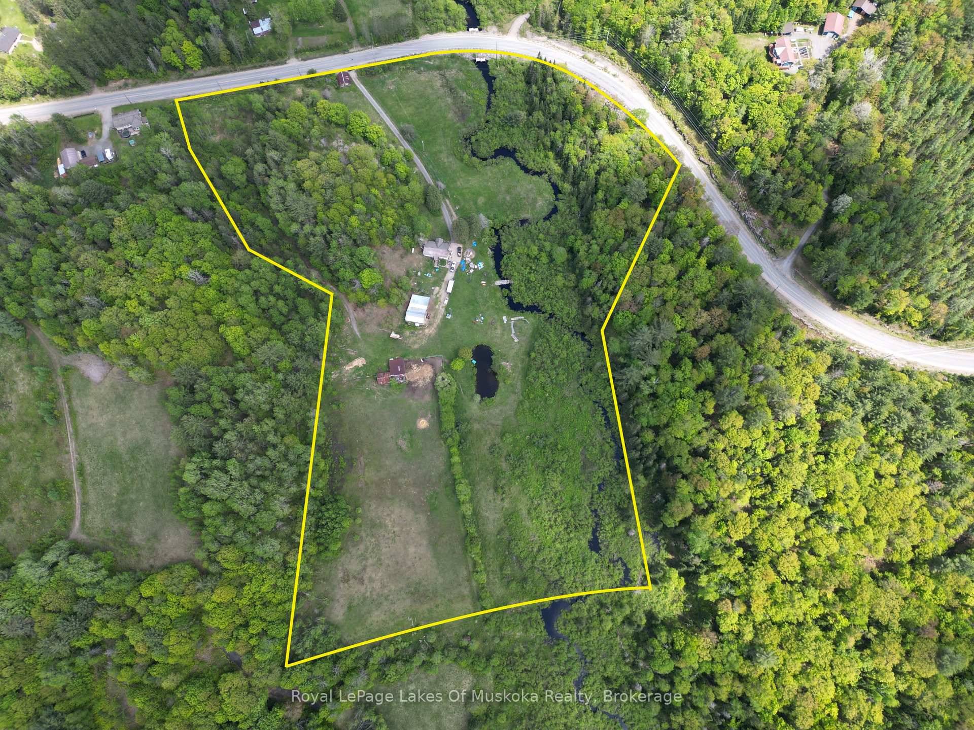 Discover the potential of this rare commercial offering just 12 minutes from downtown Bracebridge.