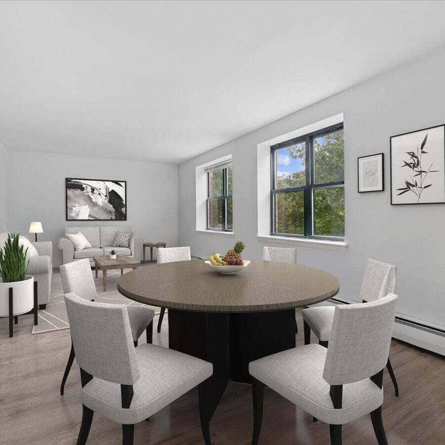 Renovated and spacious, 2BR home offers high ceilings, natural light, and unobstructed views of Marcus Garvey Park.