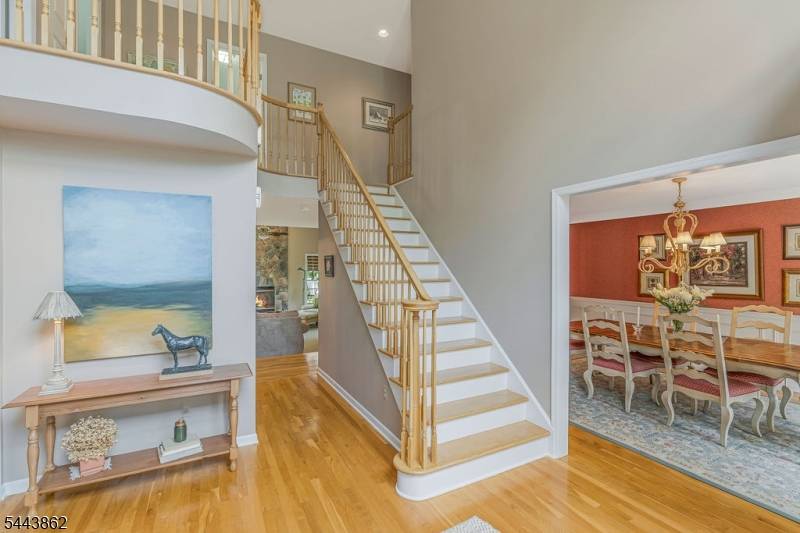 Brick front center hall colonial on a level, private lot in desirable Greenwood Meadows !