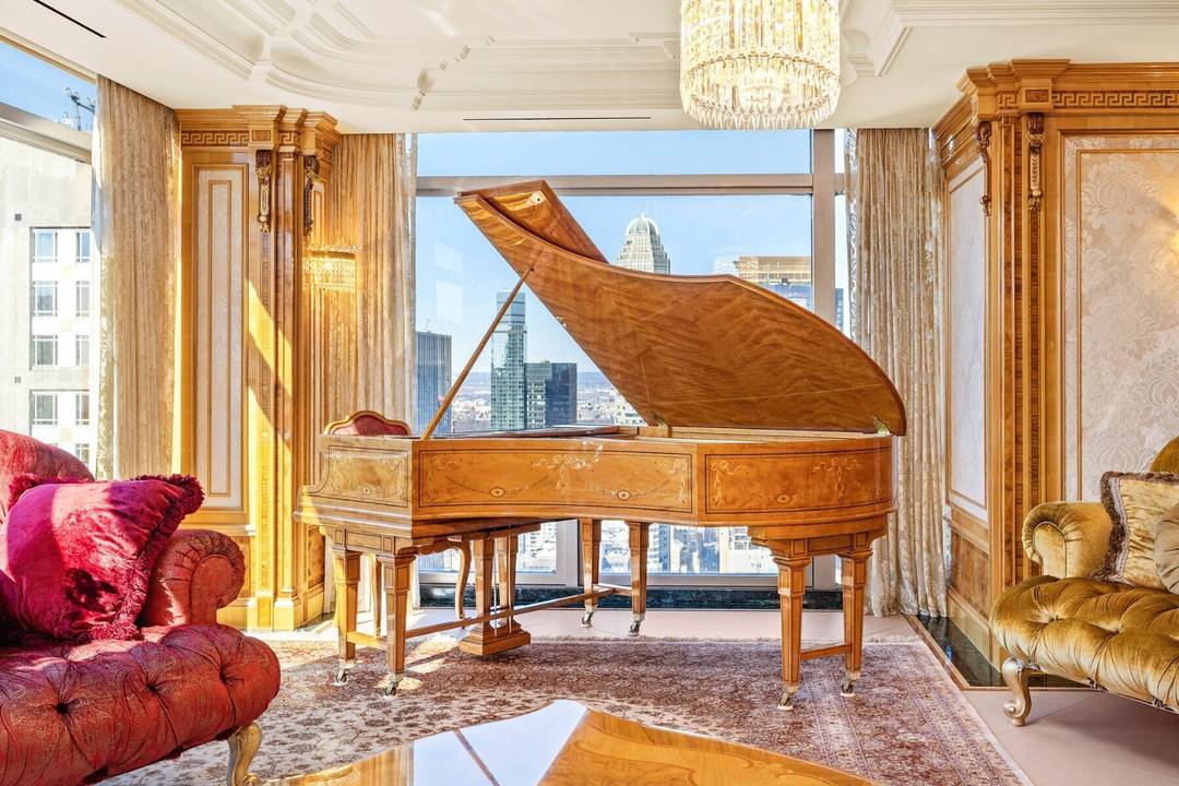 Magnificent 63rd Floor Gem in Trump Tower on Fifth Avenue Perched high above the city on the 63rd floor, this extraordinary three bedroom, three and a half bathroom residence is ...