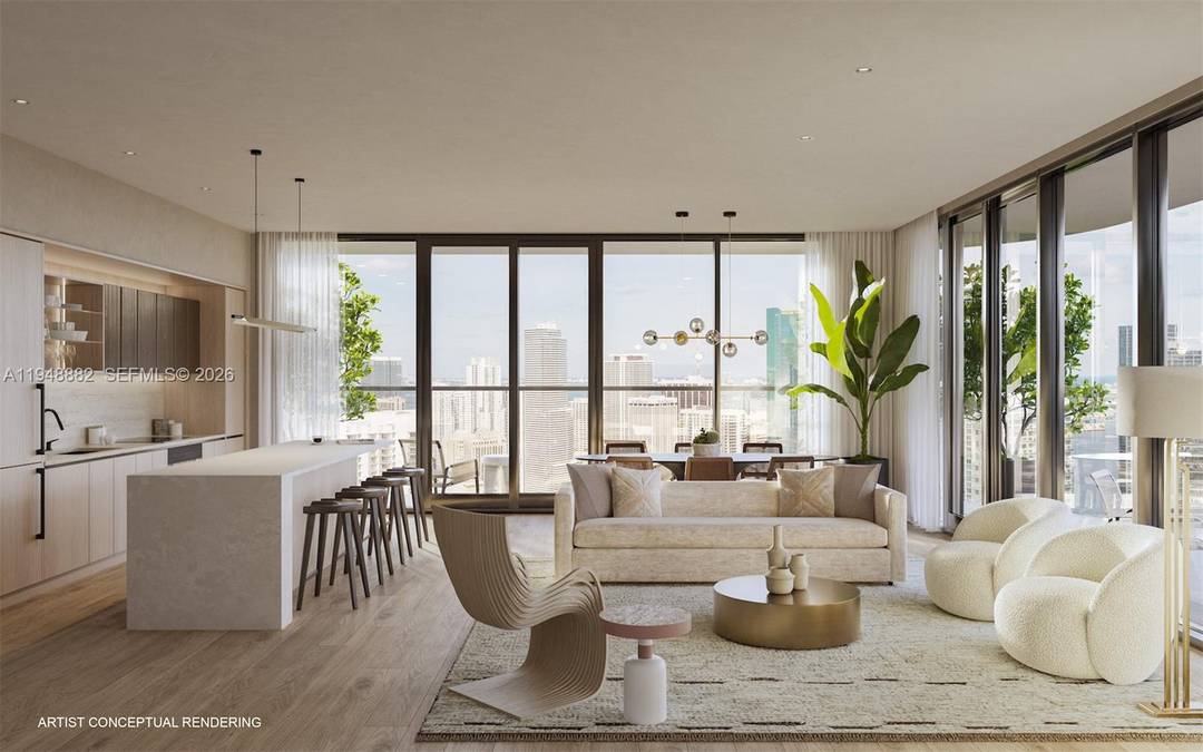 Under construction Rising 44 stories above the Miami River, LOFTY Brickell offers flexible luxury living with full short term rental licensing.