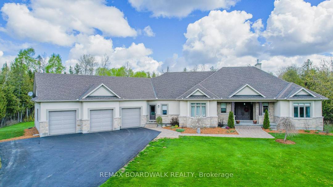 An exceptional home set on a landscaped 1.