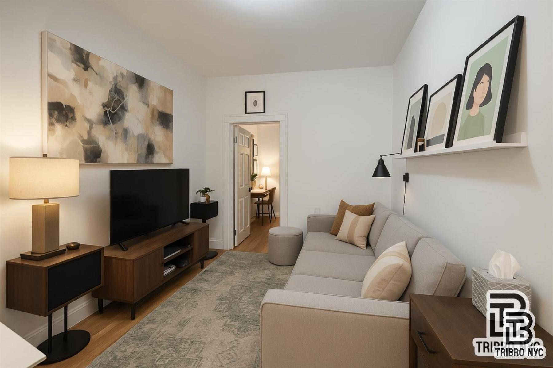 Beautiful 2 bed on a tree lined block.