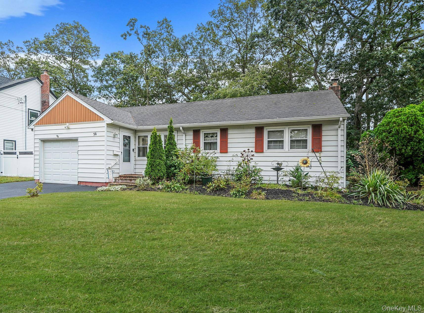 This Lovely Ranch Home features 3 bedrooms, 2 baths, CAC, 1 car attached garage, Full Basement with 2 large rooms and outside entrance.