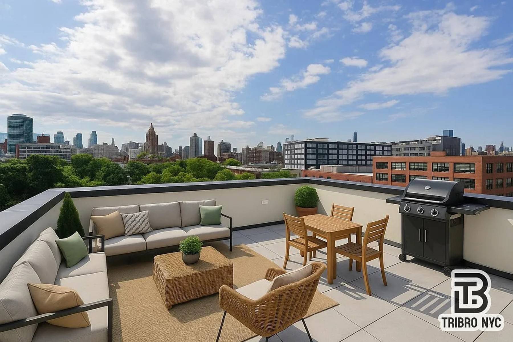 Penthouse Perfection Brand New 3BR 3BA in Prime Williamsburg with Private Roof Deck amp ; BalconyStep into the pinnacle of Brooklyn luxury in this sun drenched 3 bedroom, 3 bath ...