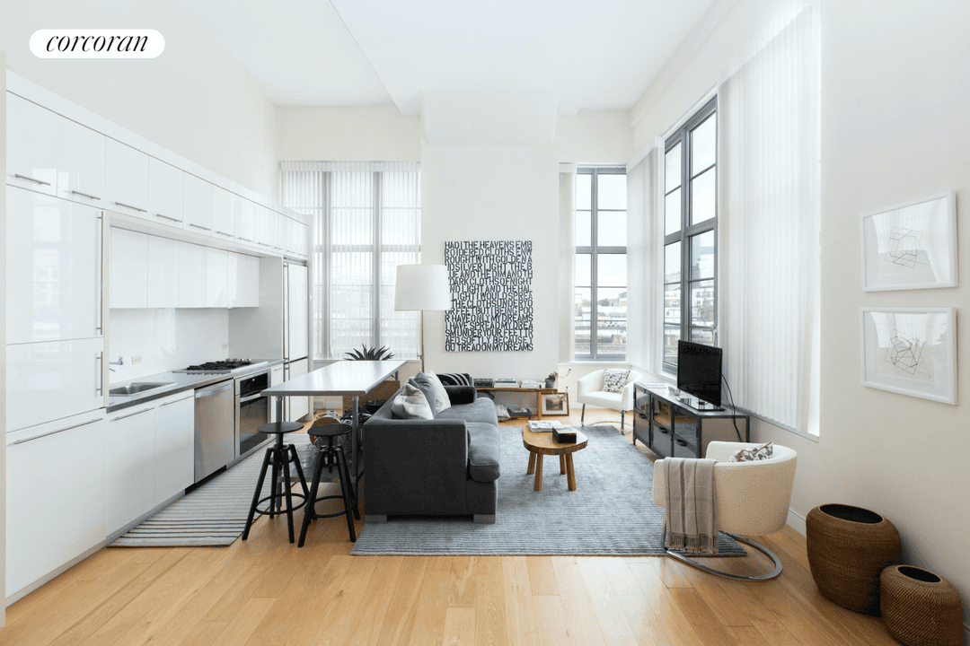 Renter in place until April 30th 2026 Very bright south facing.