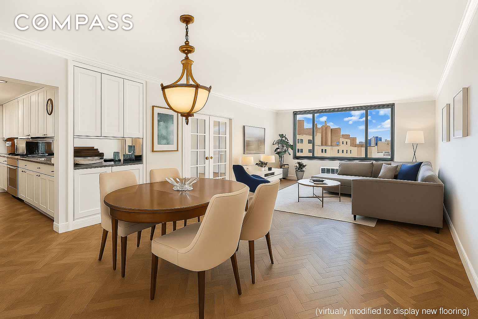Situated on the 18th floor, this expansive three bedroom home offers open city views from every room and a highly desirable split bedroom layout.