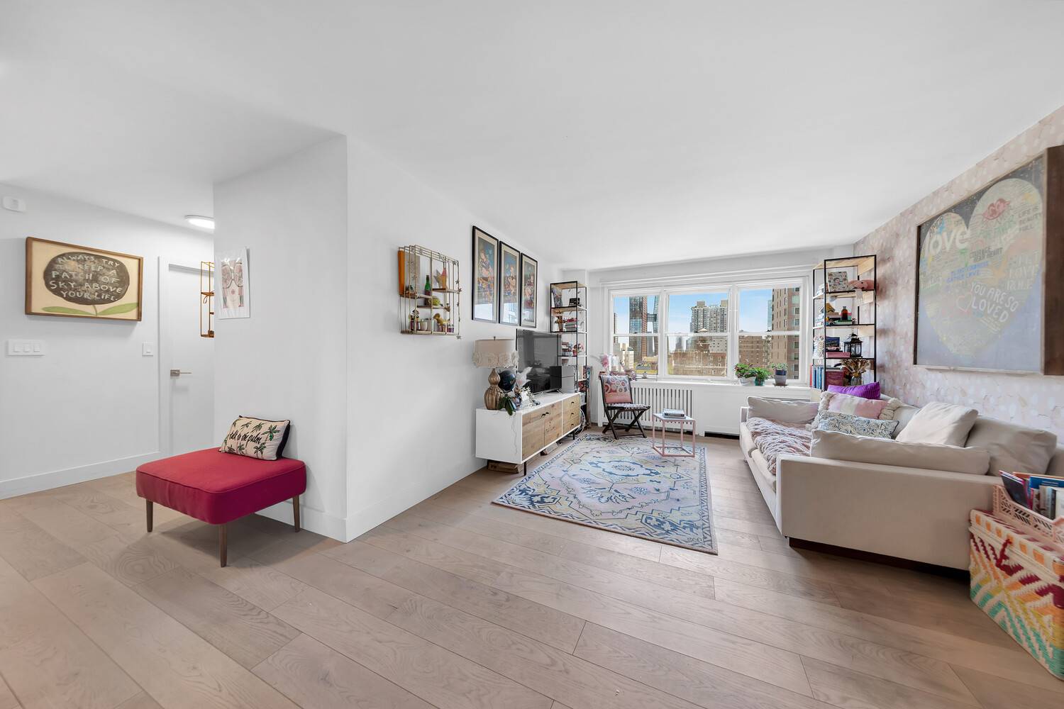 Welcome to Apartment 12E at 166 East 35th Street a bright, high floor corner one bedroom in a full service co op in the heart of Murray Hill.