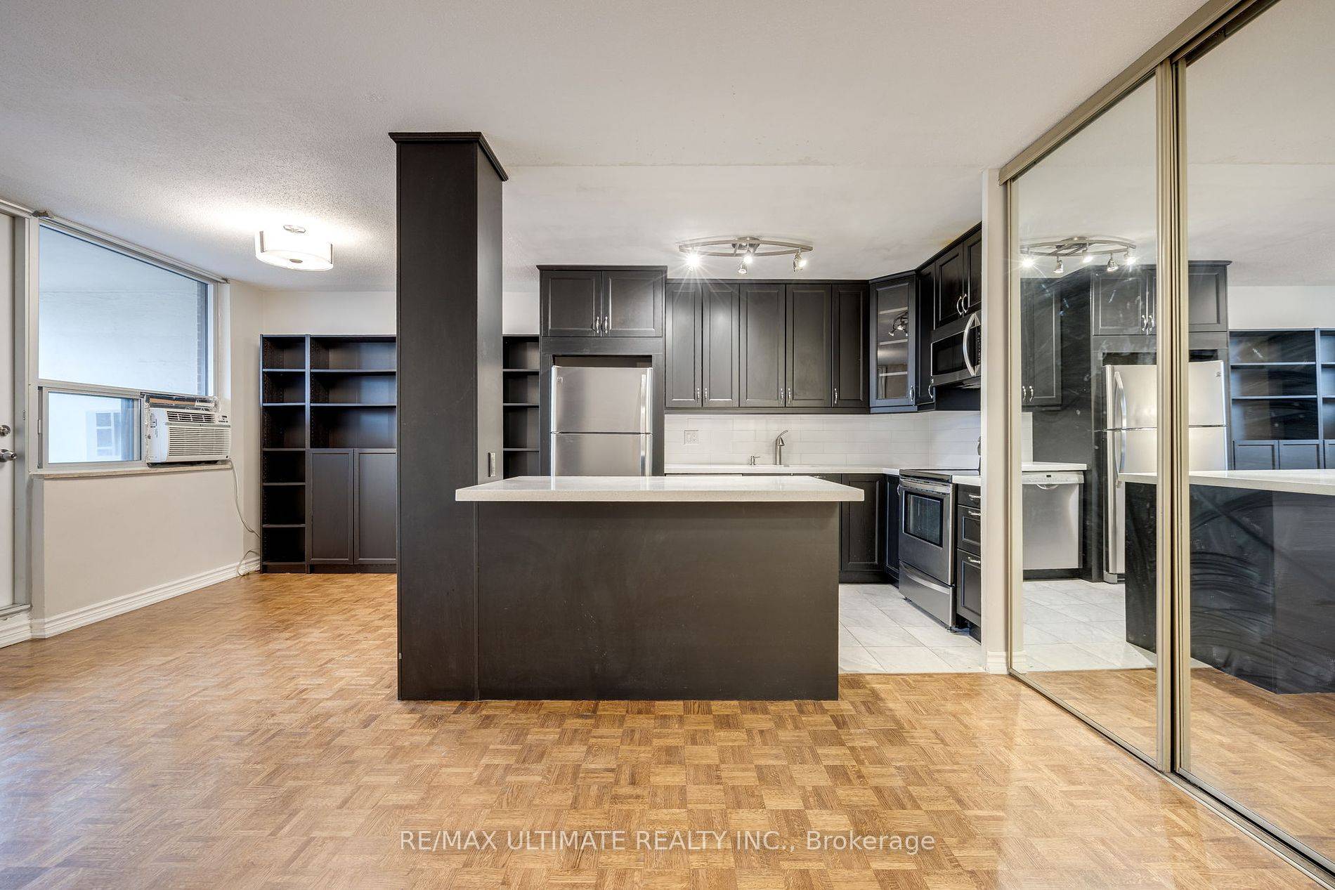 Renovated large west facing one bedroom condo at 40 Homewood.