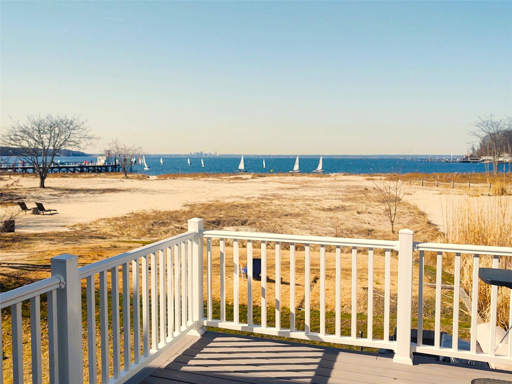 Prime beachfront legal 2 family home in the Village of Sea Cliff.