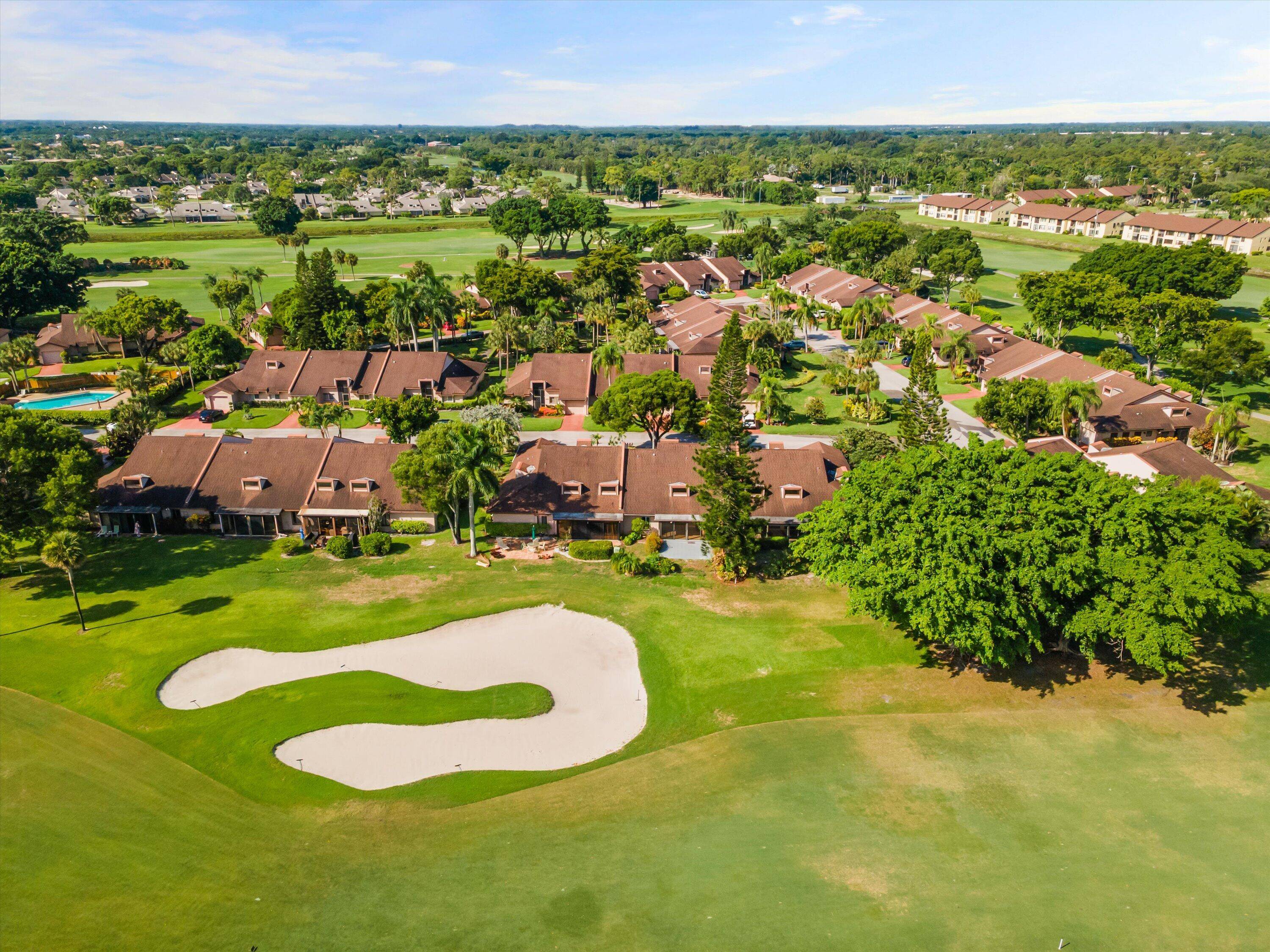 Tucked within the sought after community of The Fountains, this bright and airy villa offers generous space and serene golf course views.