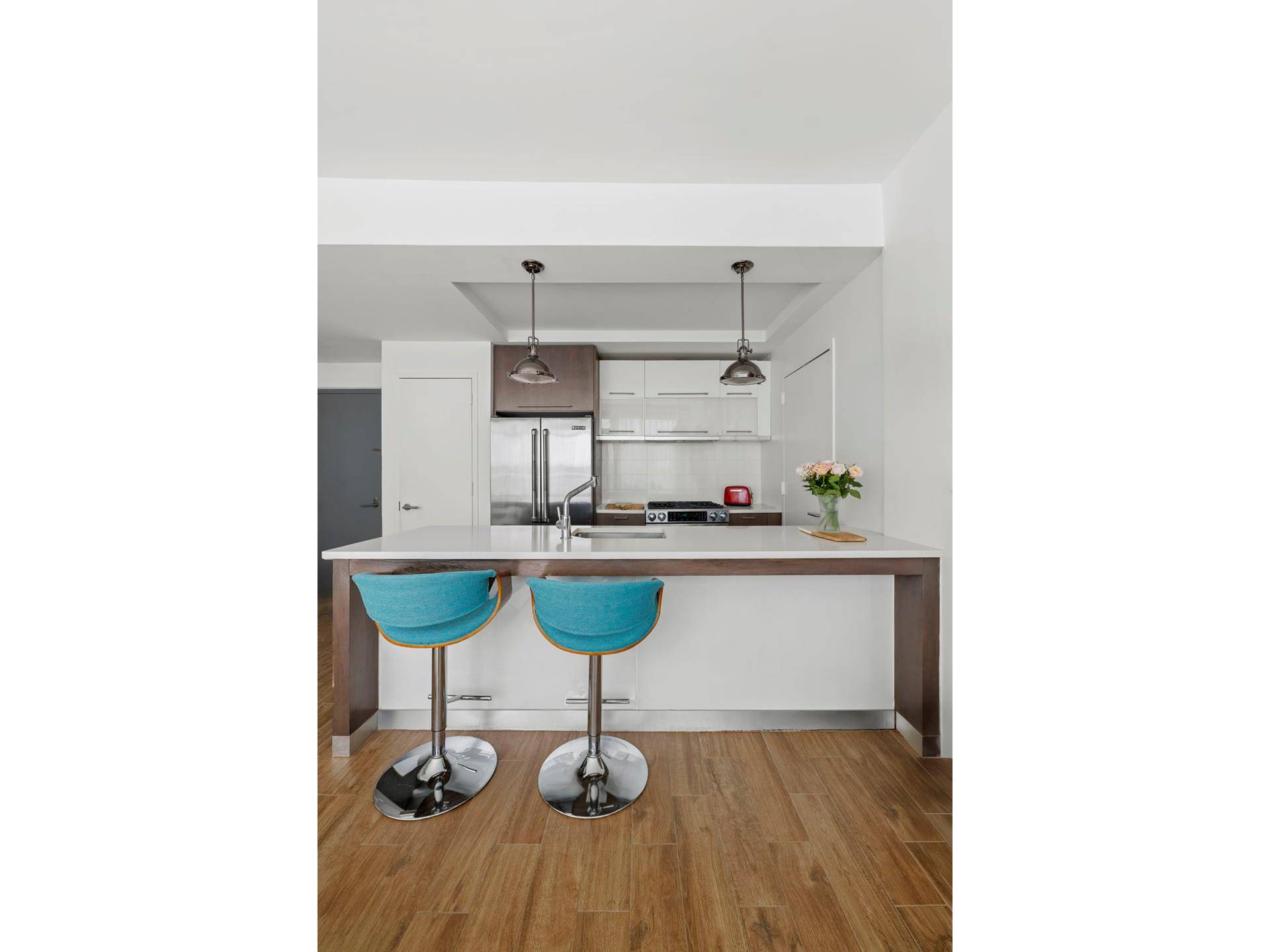 Terrace Time ! Rarely offered Garden Duplex convertible to 3 bedrooms.