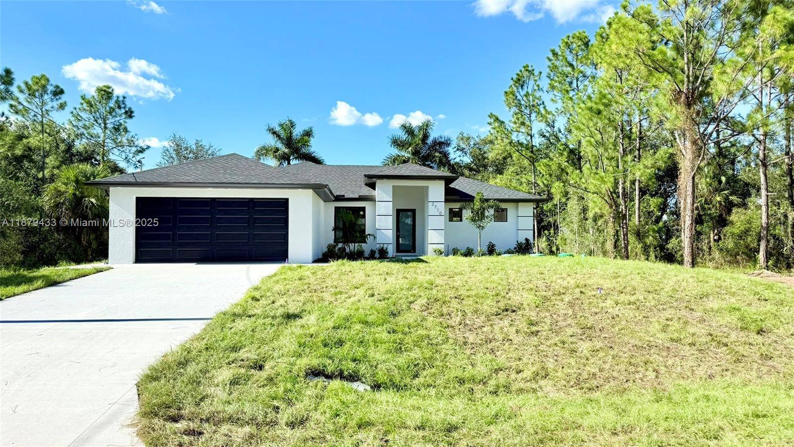 New Construction 3 Bed Den 2 Bath Home This modern home features tile flooring throughout and a stylish kitchen with an island, waterfall quartz countertops, and stainless steel appliances side ...