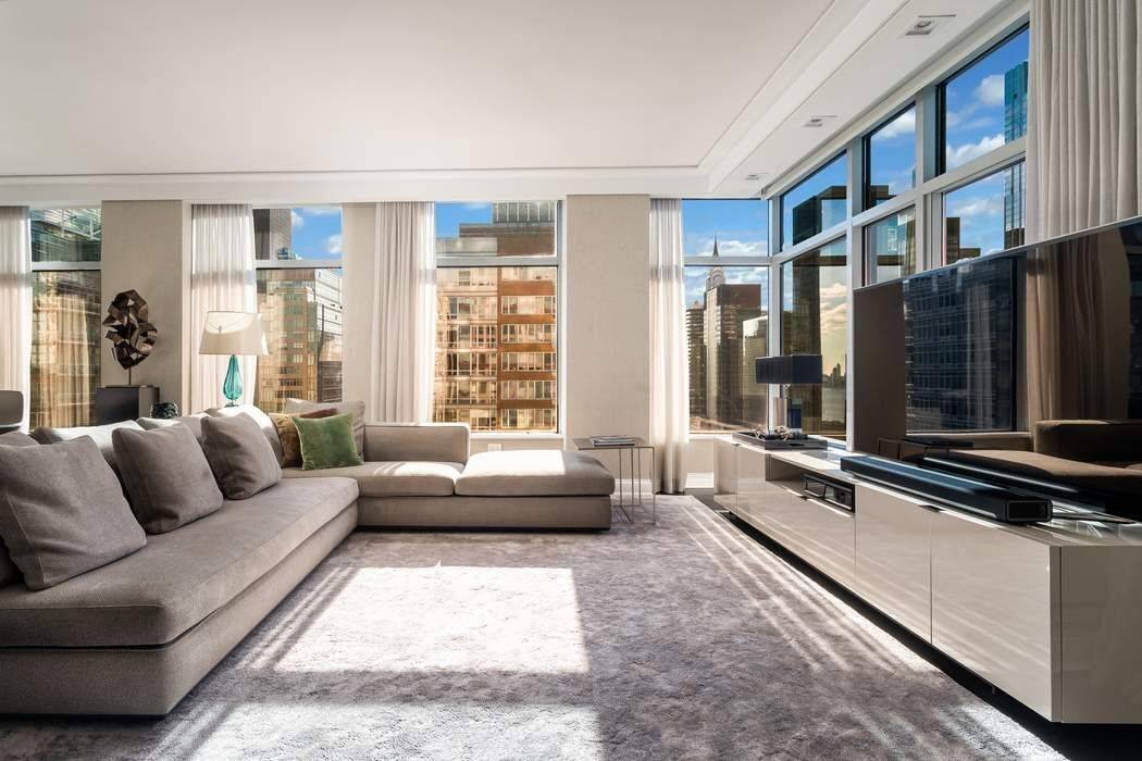 Residence 29D represents the rare combination of design, light, and location a turnkey home in one of Midtown East s most desirable full service buildings.
