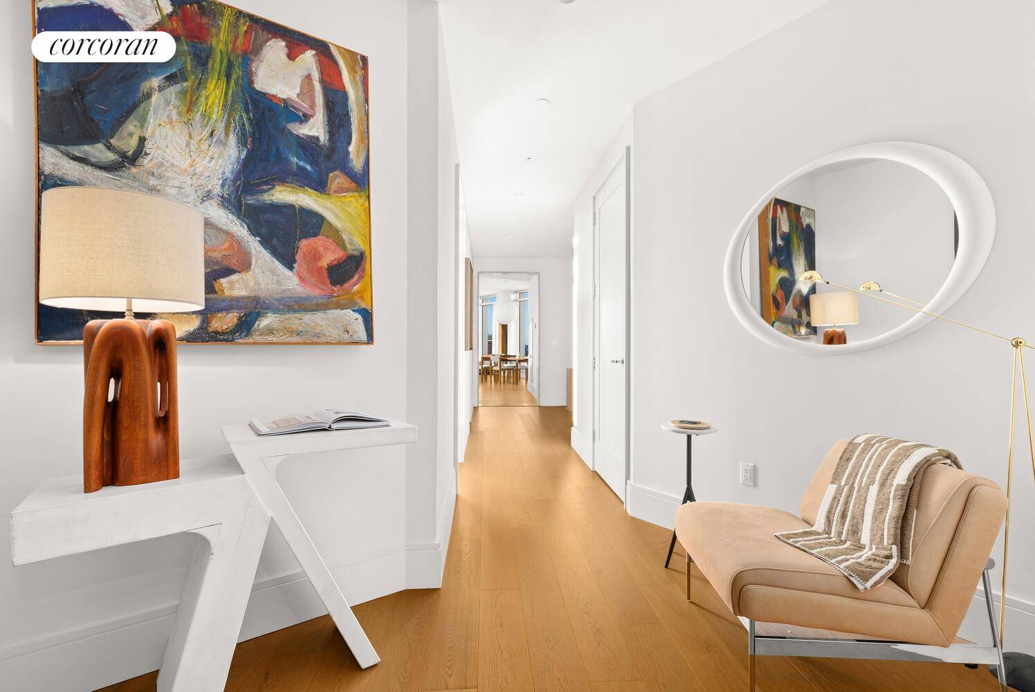 Perched high above Brooklyn Heights, Residence 19A at One Clinton offers nearly 2, 000 square feet of sophisticated design, sweeping skyline amp ; water views, and a comfortable flow perfect ...