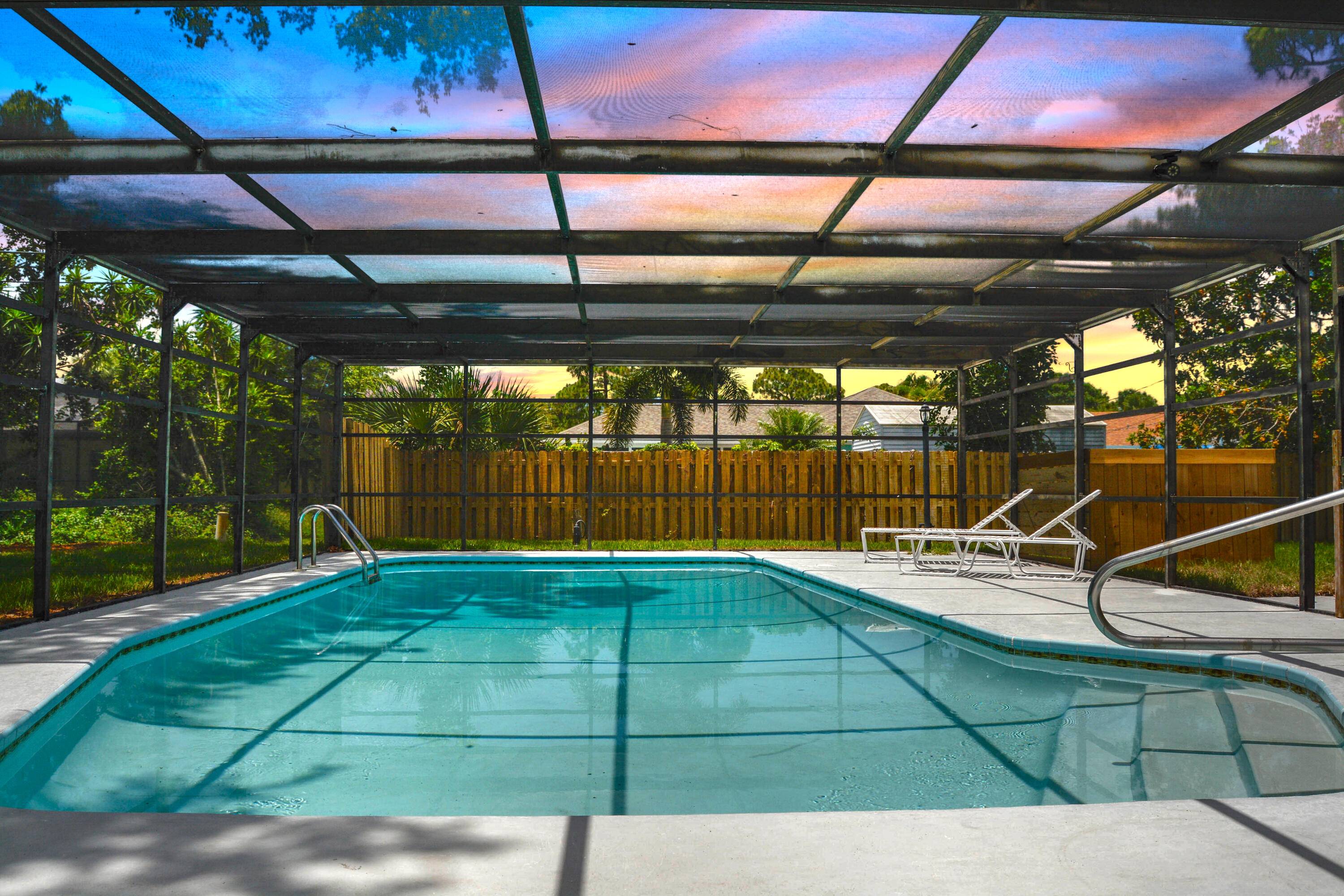 2023 fully remodeled Vero pool home.