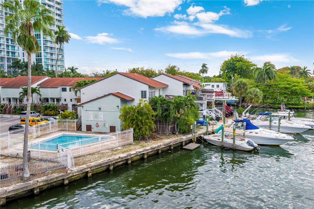 Stunning Miami River views from the front door, patio, and bedrooms !