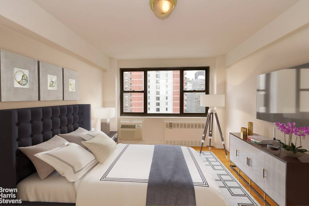 Extra large 1 bedroom easily convertible to a 2 bedroom apartment.