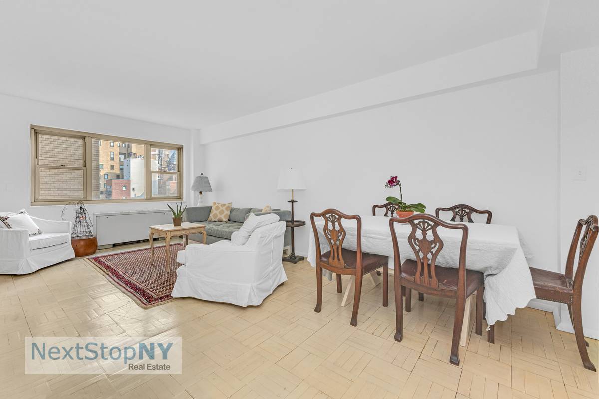 Discover this charming alcove studio apartment, available through an estate sale and sold as is, ideally located on East 56th Street in the heart of Manhattan.