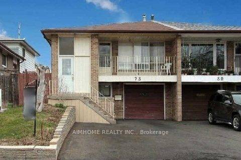 2Br 1Ws, No Parking Live In The Heart Of Agincrt, This Very Well Maintained Home Boasts Hrdwd Flrs Thruout, Bright amp ; Spacious W 4 Bdrms, Wonderful Lrg Fam Rm ...