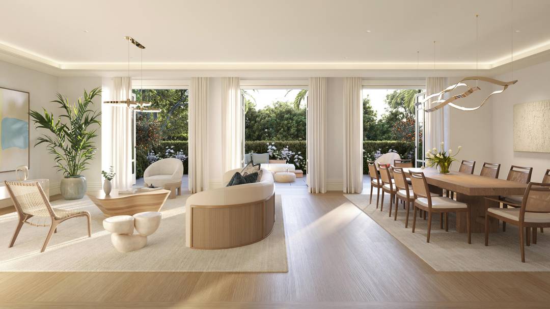 Residence 103 at South Flagler House is a beautifully appointed 2BR, 2.