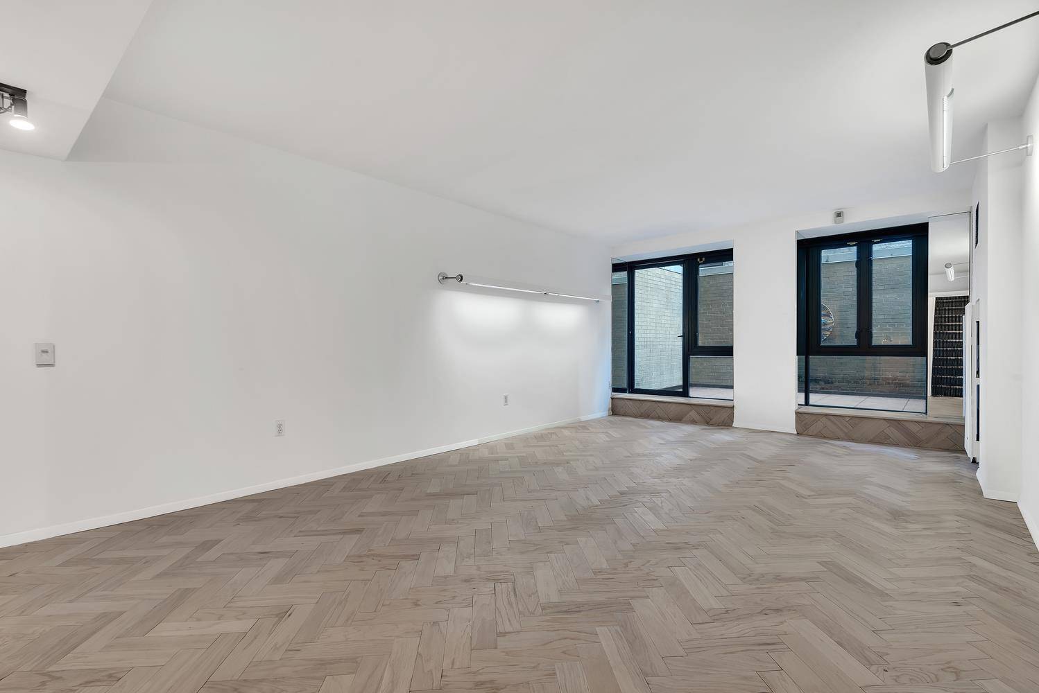 A unique and spacious, extremely quiet, lofted triplex in the historic pre war Pythian condominium.