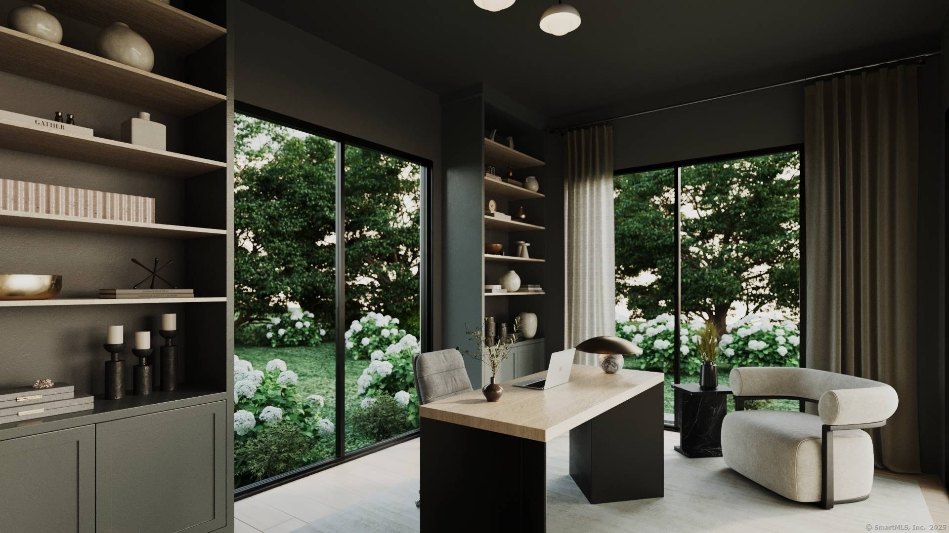 Construction is underway atop this quiet cul de sac in coveted Greens Farms, Westport.