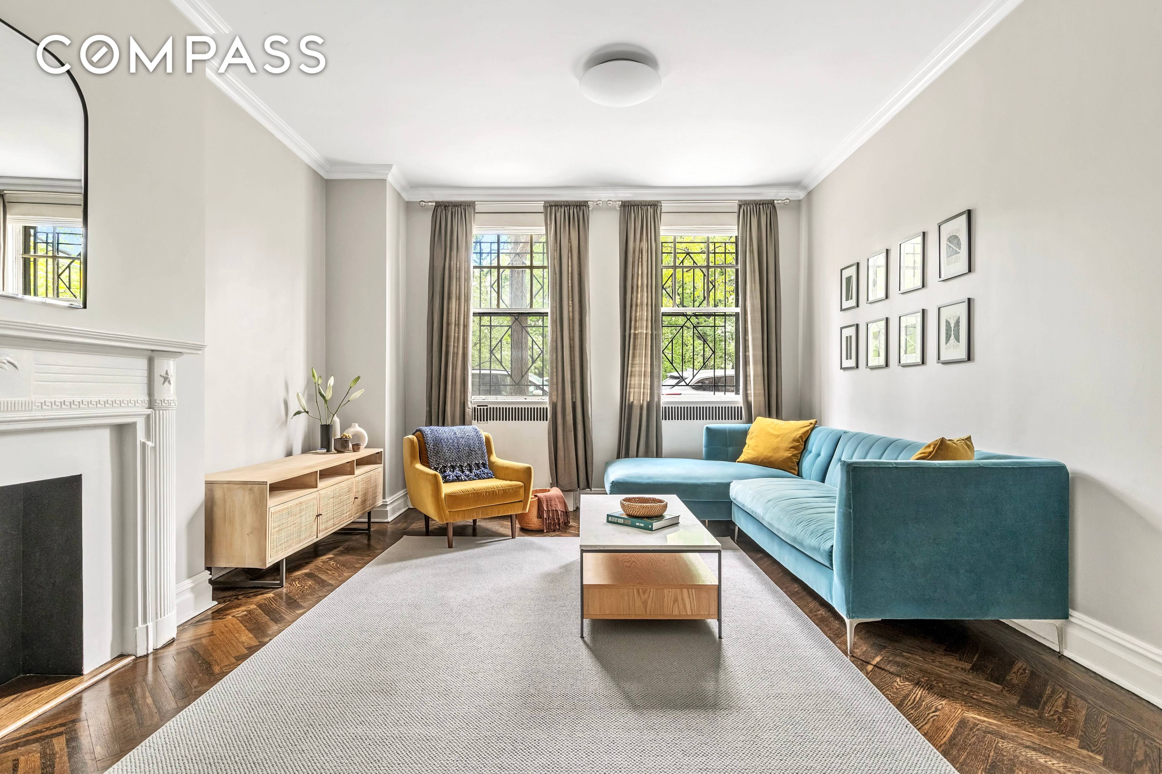Welcome to Unit 1C at 5 Riverside Drive a stunning two bedroom, two bathroom home in one of the Upper West Side s most distinguished white glove Art Deco cooperatives.