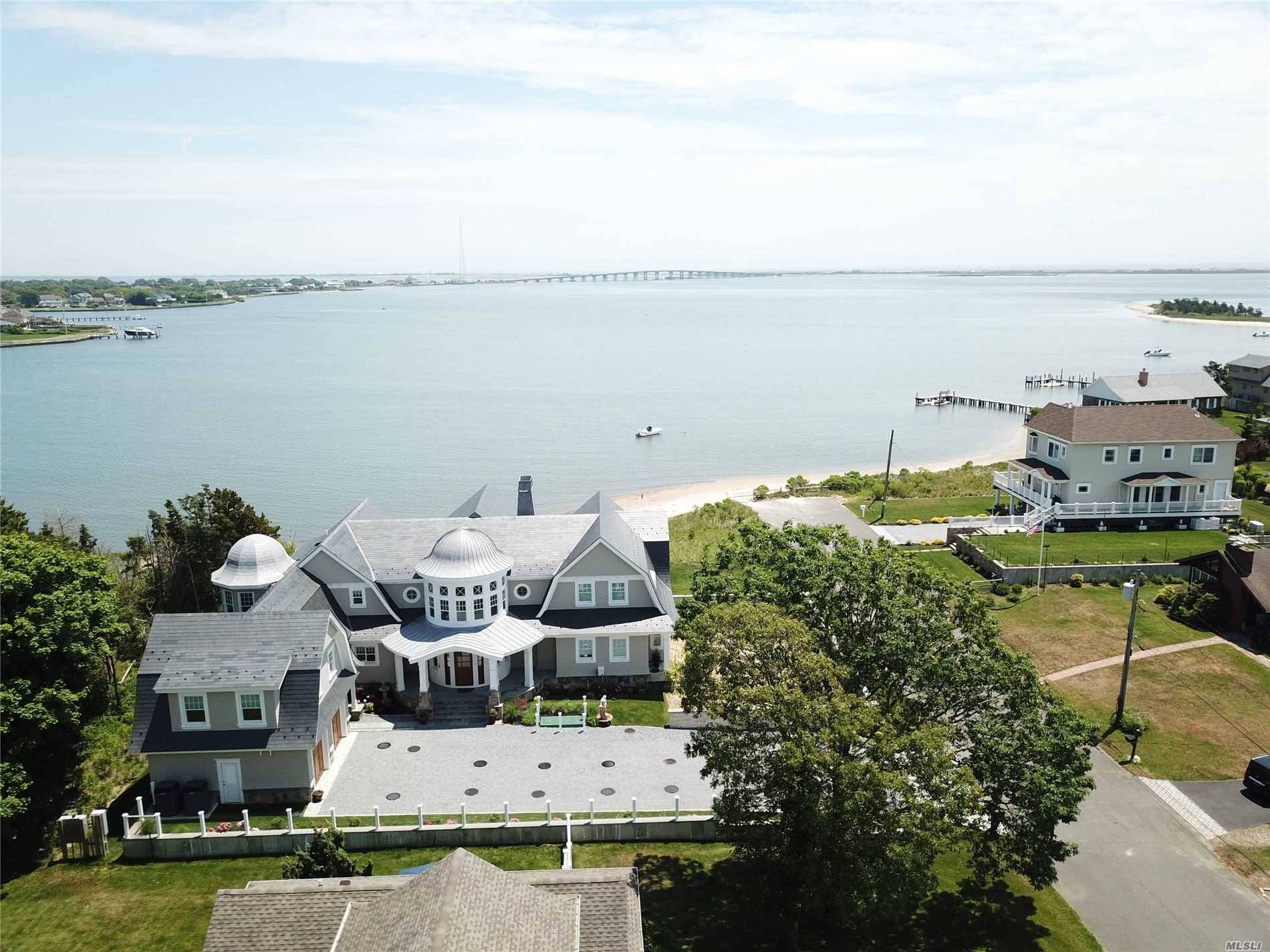 Picture perfect views of Shinnecock Bay amp ; the Ponquogue Bridge.