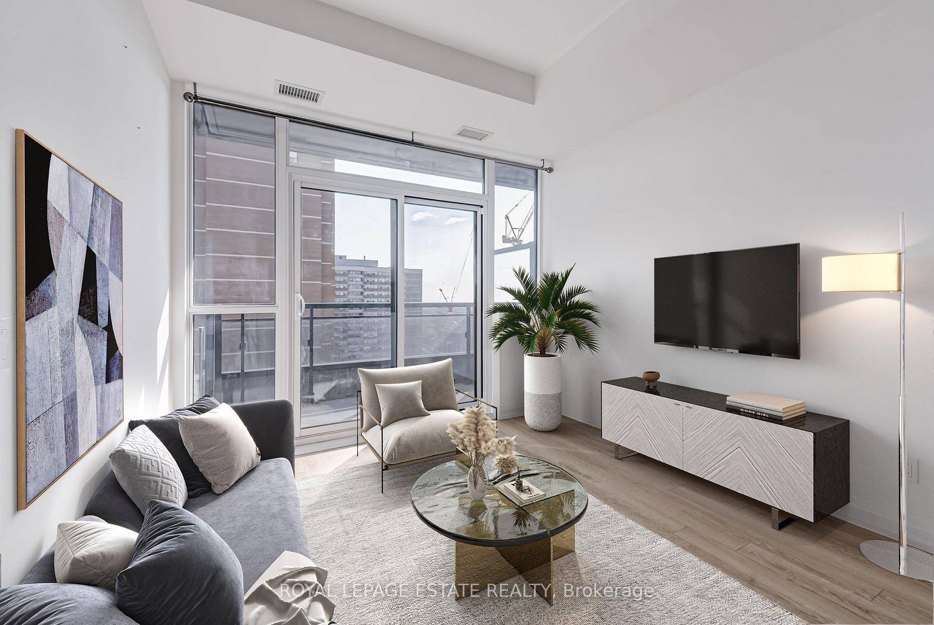 Welcome to Linx Condos ! This bright and airy unit offers a functional layout with one bedroom plus a versatile den, perfect for a home office.