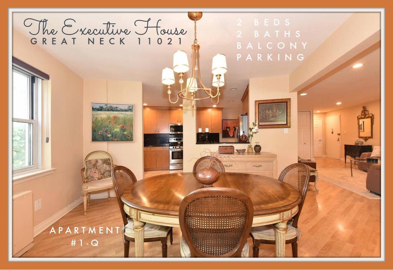GREAT NECK 11021 The Executive House Proudly presenting 1 Q, a Meticulously Maintained 2 BED 2 BATH Co op apartment with a sunny South Facing Balcony private nature views through ...