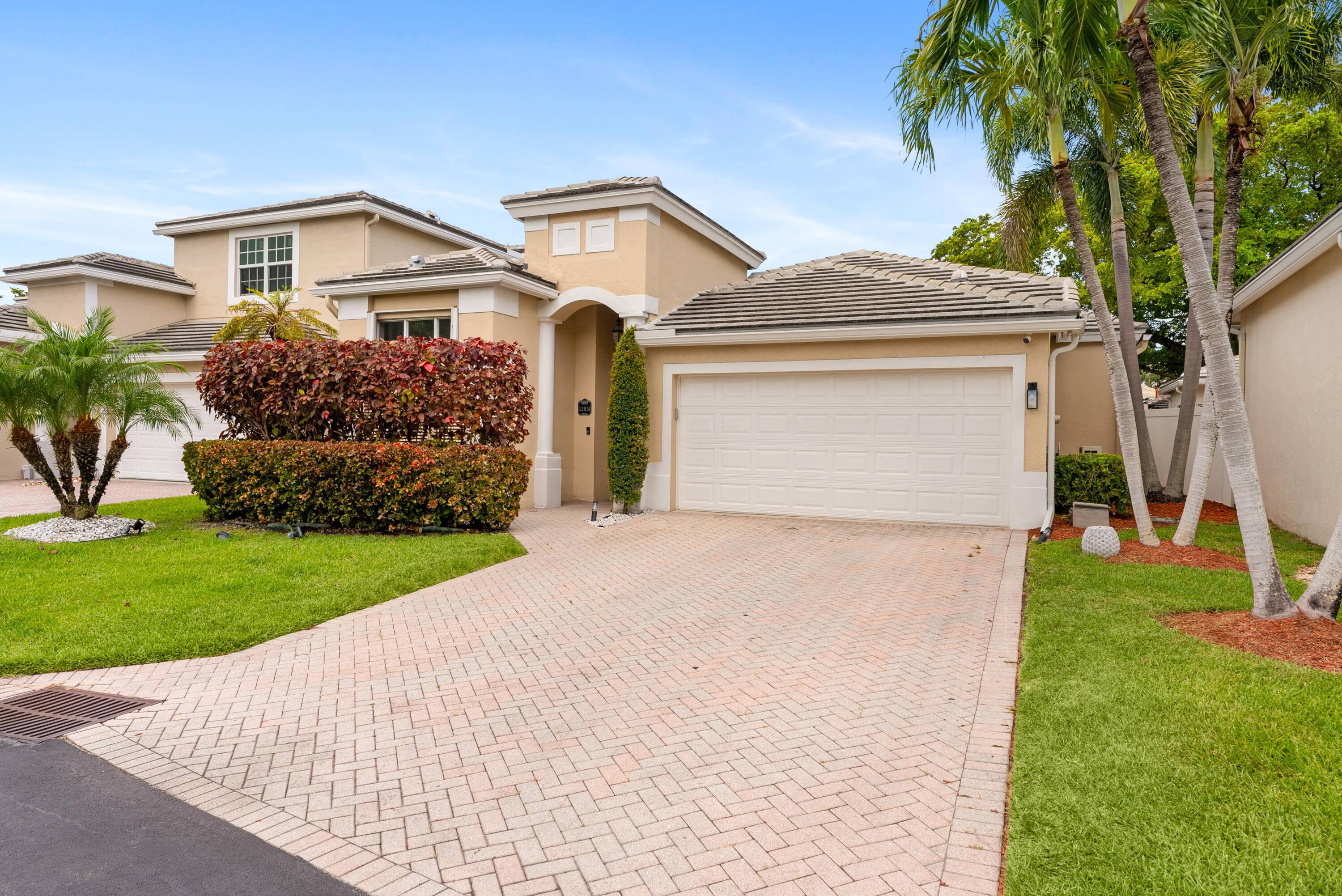 Welcome to this beautifully maintained 3 bed, 3 bath single family home in gated Boca Raton.